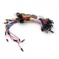 CABLES PARA PROTOBOARD 65pza MACHO-MACHO $50
